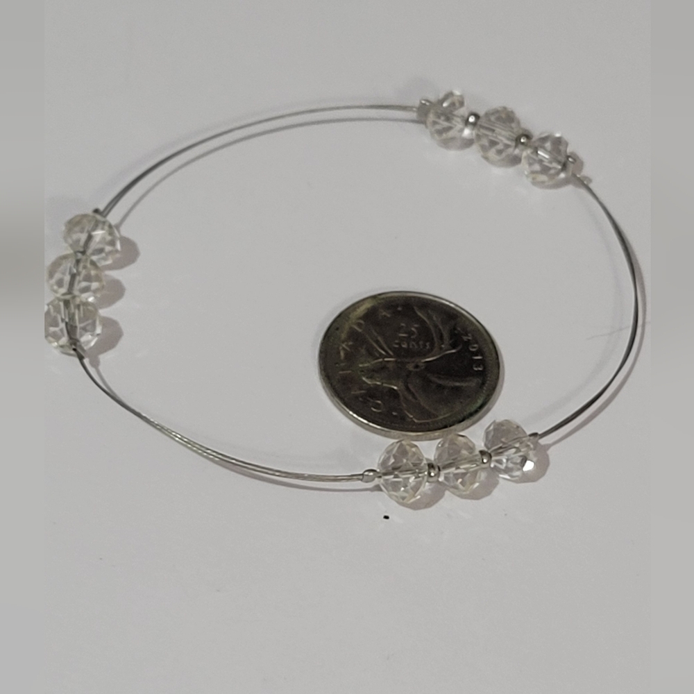 Vintage Floating Crystal Bracelet
